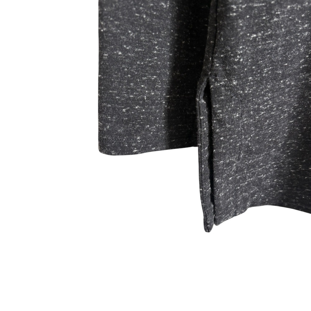 J. Jill Wearever Space Dye V-Neck Tunic Top Gray Long Sleeve Womens Size M - Picture 5 of 6
